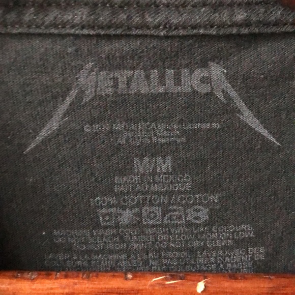 Unisex Metallica medium T-shirt - Picture 3 of 4
